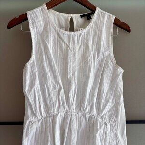 J. Crew Peplum White Cotton Top Size XS